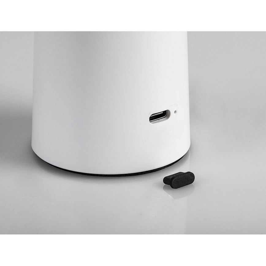 Rabalux - LED Stmievateľná nabíjacia dotyková stolná lampa POLPERRO LED/3W/3,7V 1200mAh biela
