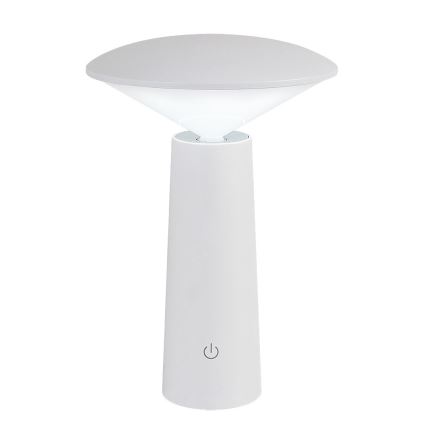 Rabalux - LED Stmievateľná nabíjacia dotyková stolná lampa POLPERRO LED/3W/3,7V 1200mAh biela