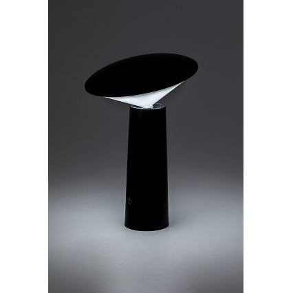 Rabalux - LED Stmievateľná nabíjacia dotyková stolná lampa POLPERRO LED/3W/3,7V 1200mAh čierna