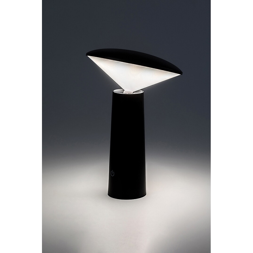 Rabalux - LED Stmievateľná nabíjacia dotyková stolná lampa POLPERRO LED/3W/3,7V 1200mAh čierna