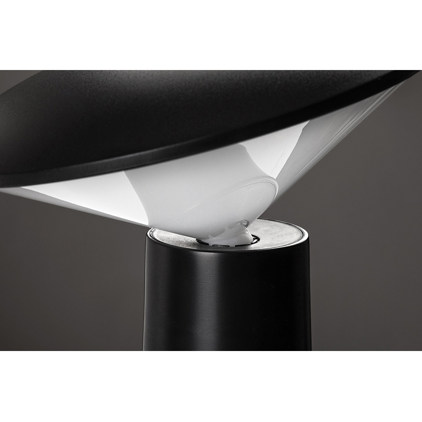 Rabalux - LED Stmievateľná nabíjacia dotyková stolná lampa POLPERRO LED/3W/3,7V 1200mAh čierna