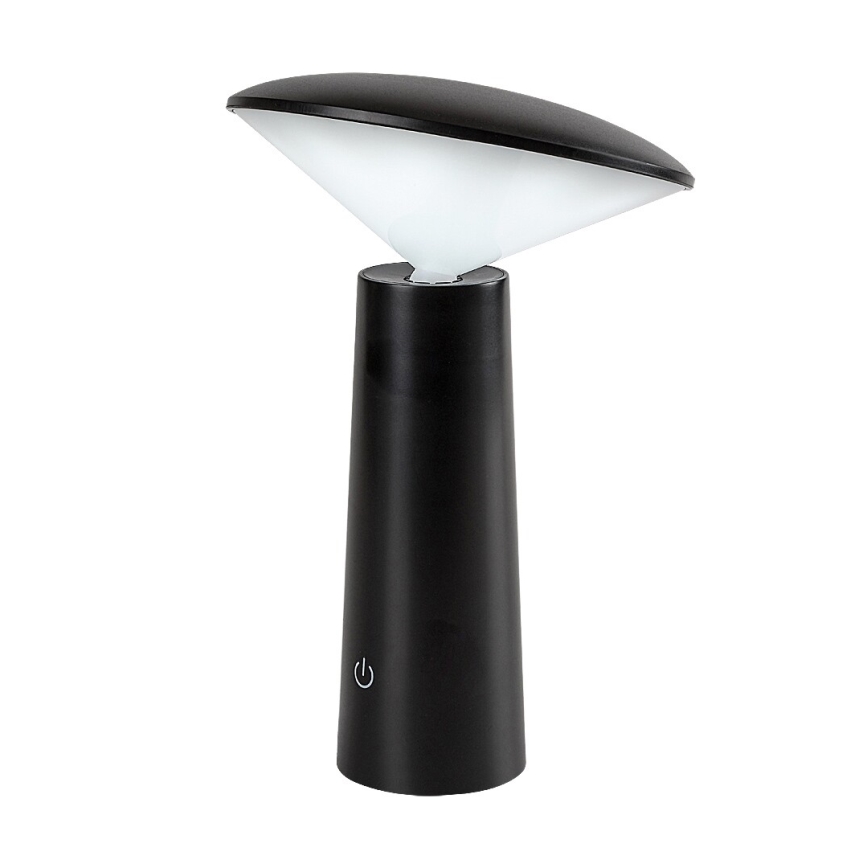 Rabalux - LED Stmievateľná nabíjacia dotyková stolná lampa POLPERRO LED/3W/3,7V 1200mAh čierna