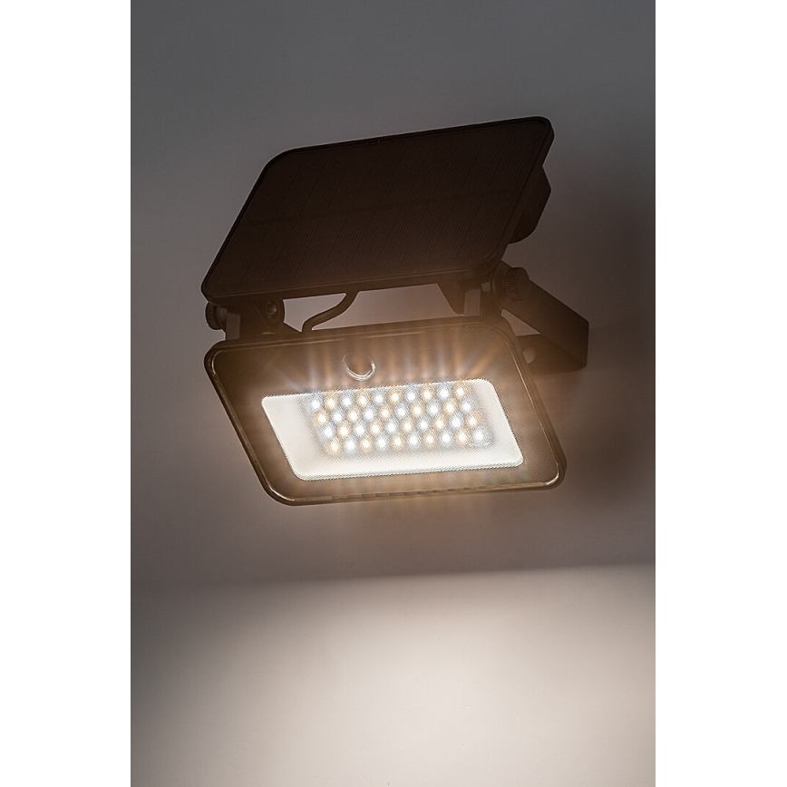 Rabalux - LED solárny reflektor so senzorom LED/6W/3,7V 3000/4000/6500K IP65 2200 mAh