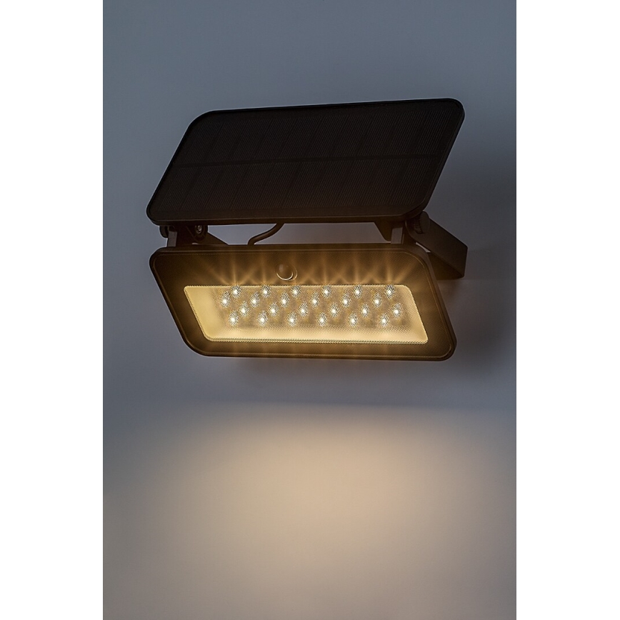 Rabalux - LED Solárny reflektor so senzorom LED/8W/3,7V 3000/4000/6500K IP65