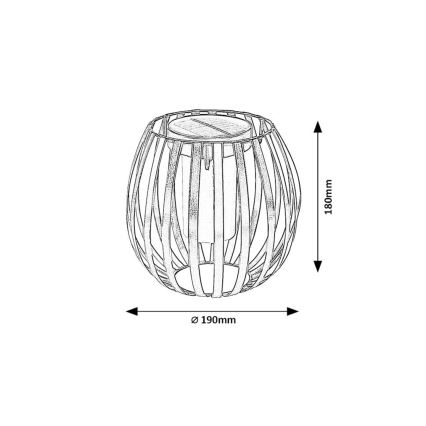 Rabalux - LED Solárne svietidlo LED/1W/1,2V 300mAh IP44