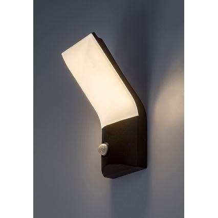 Rabalux - LED Vonkajšie nástenné svietidlo so senzorom LED/10W/230V IP54