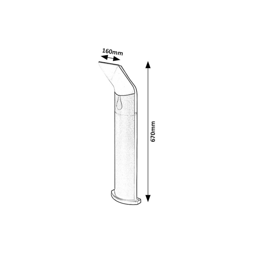 Rabalux - LED Vonkajšia lampa LED/10W/230V IP54