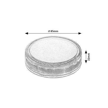 Rabalux - LED Solárne svietidlo LED/0,3W/1,2V 800mAh IP65