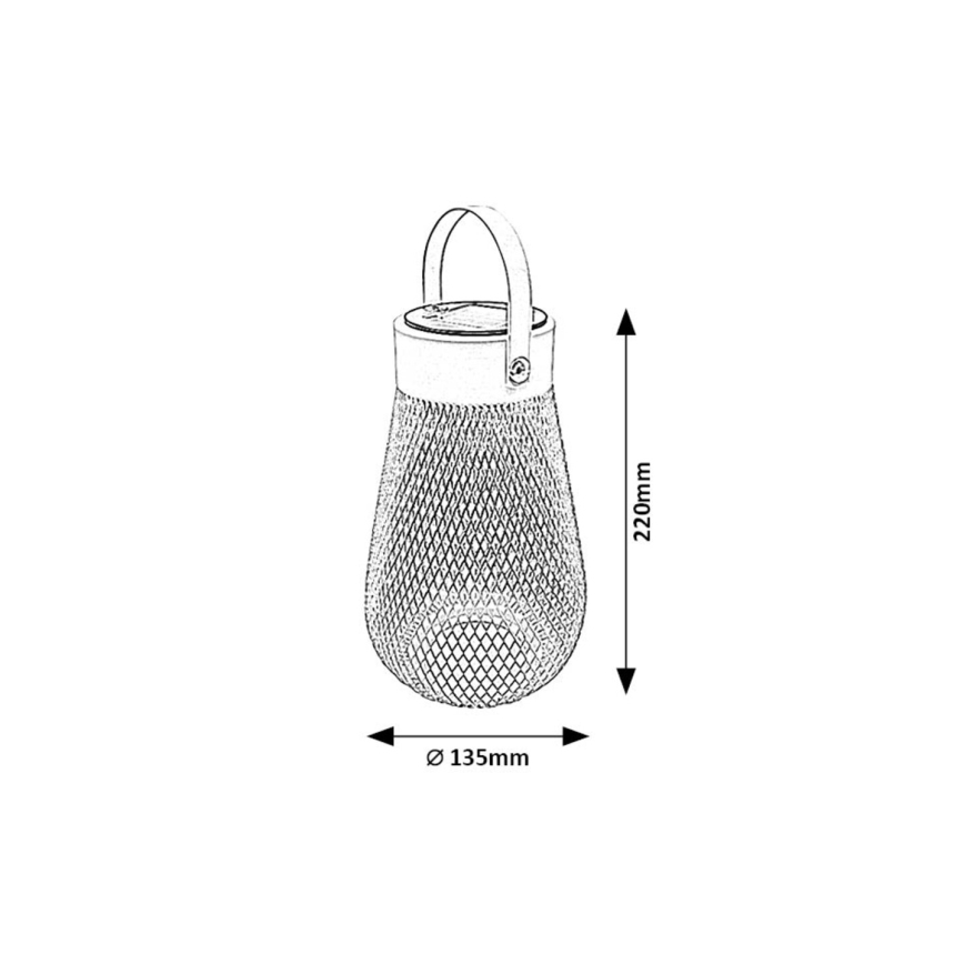 Rabalux - LED Solárne svietidlo LED/0,16W/1,2V 400mAh IP44