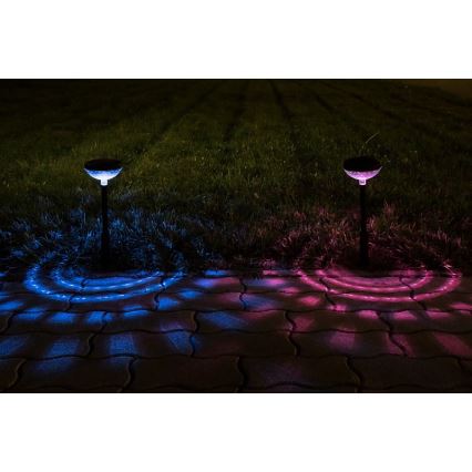 Rabalux - LED RGB Solárne svietidlo LED/0,1W/1,2V 600mAh IP44