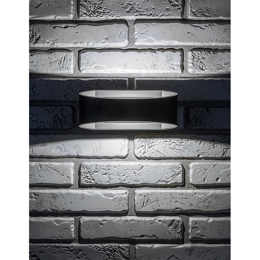 Rabalux - LED vonkajšie nástenné svietidlo LED/9W/230V IP54 antracit