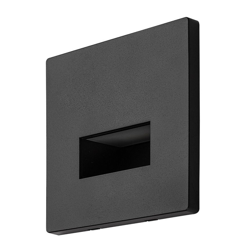 Rabalux - LED schodiskové svietidlo LED/1W/230V 3000/4500/6500K čierne