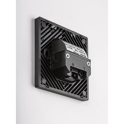 Rabalux - LED schodiskové svietidlo so snímačom pohybu a súmraku LED/1W/230V 3000/4500/6500K čierne