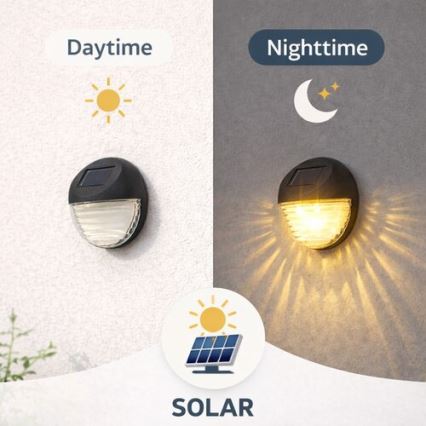 Rabalux - SADA 2x LED solárne nástenné svietidlo LED/0,06W/1,2V 300 mAh IP44