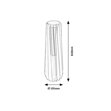 Rabalux - LED vonkajšie nástenné svietidlo LED/12W/230V IP54