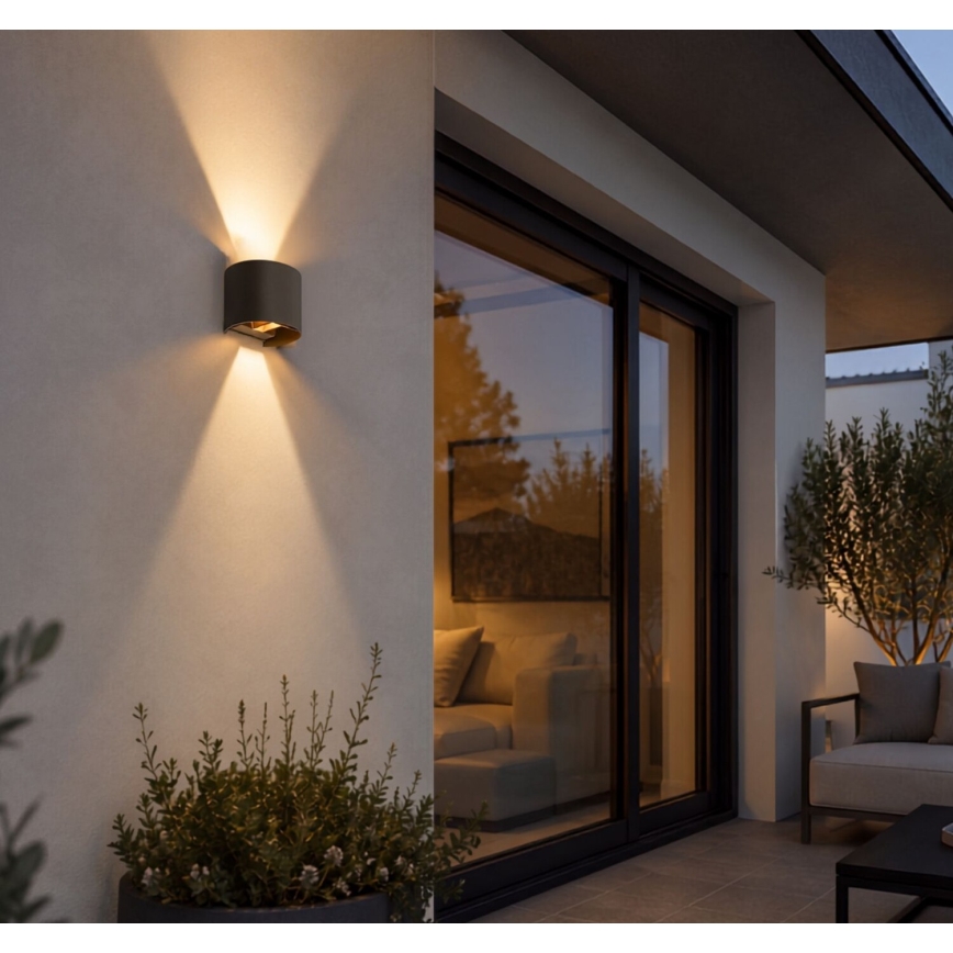 Rabalux - LED Vonkajšie nástenné svietidlo LED/5W/230V 2700/4000/6500K IP54 béžová