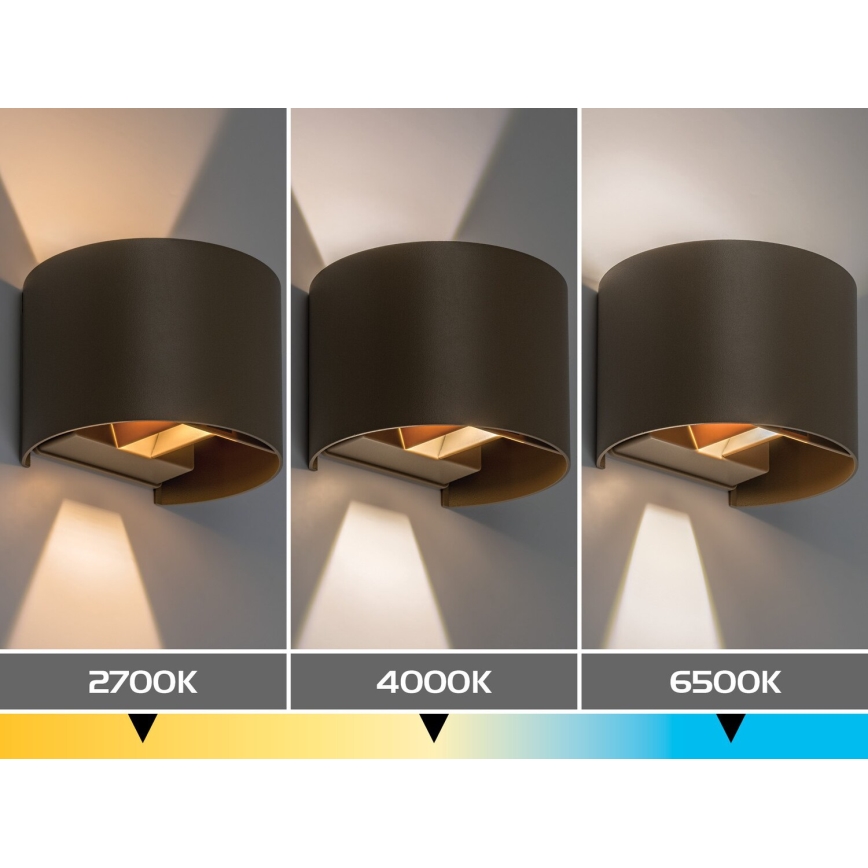 Rabalux - LED Vonkajšie nástenné svietidlo LED/5W/230V 2700/4000/6500K IP54 béžová