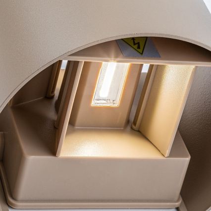 Rabalux - LED Vonkajšie nástenné svietidlo LED/5W/230V 2700/4000/6500K IP54 béžová