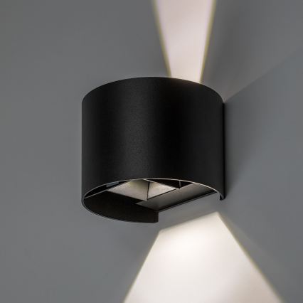 Rabalux - LED vonkajšie nástenné svietidlo LED/5W/230V 2700/4000/6500K IP54 čierna