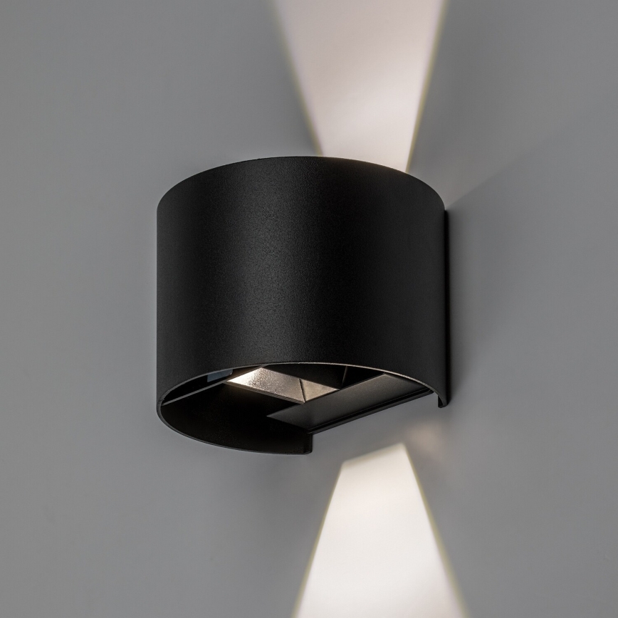Rabalux - LED vonkajšie nástenné svietidlo LED/5W/230V 2700/4000/6500K IP54 čierna