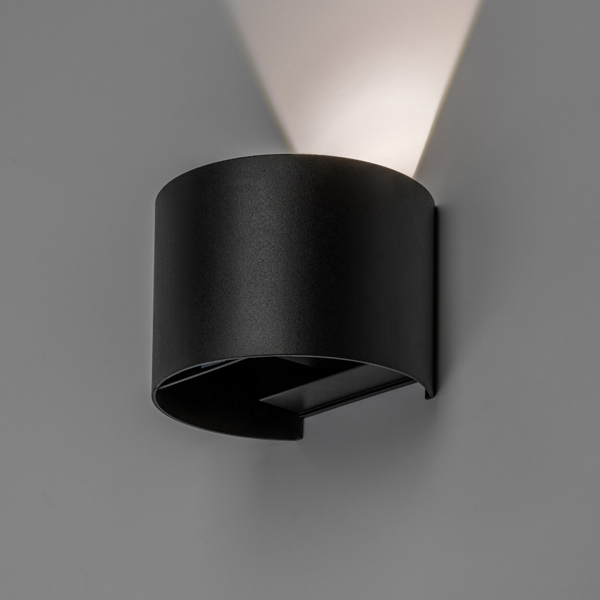 Rabalux - LED vonkajšie nástenné svietidlo LED/5W/230V 2700/4000/6500K IP54 čierna