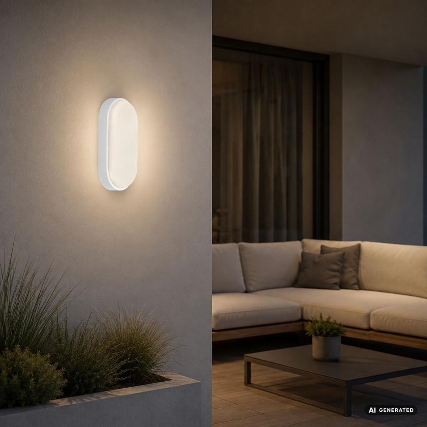 Rabalux - LED Vonkajšie nástenné svietidlo LED/14W/230V IP54 biela