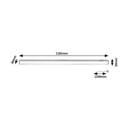 Rabalux - LED Podlinkové svietidlo LED/18W/230V 4000K 118 cm