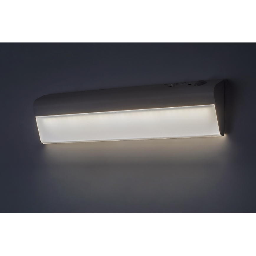 Rabalux - LED Podlinkové svietidlo so senzorom pohybu LED/0,5W/3xAA