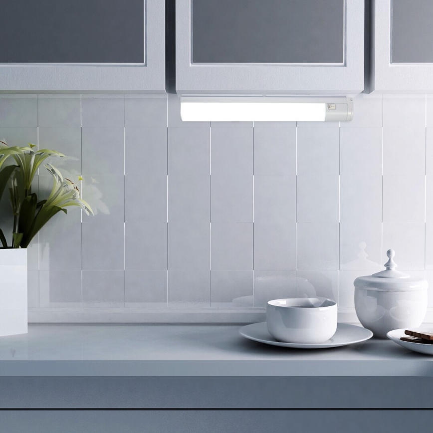 Rabalux - LED Podlinkové svietidlo so zásuvkou LED/17W/230V 4000K IP44 biela 57 cm