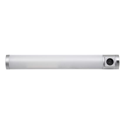 Rabalux - LED Podlinkové svietidlo so zásuvkou LED/8W/230V 4000K 68 cm strieborná