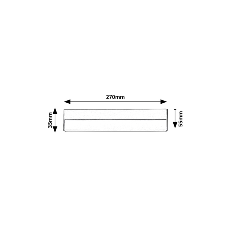 Rabalux - LED Podlinkové svietidlo LED/7W/230V 4000K strieborná