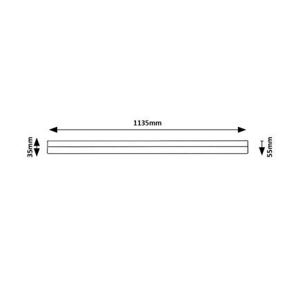 Rabalux - LED Podlinkové svietidlo LED/24W/230V 4000K 113 cm biela