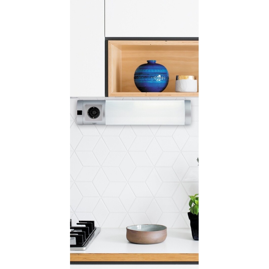 Rabalux - LED Podlinkové svietidlo so zásuvkou LED/5W/230V 4000K 45 cm matný chróm