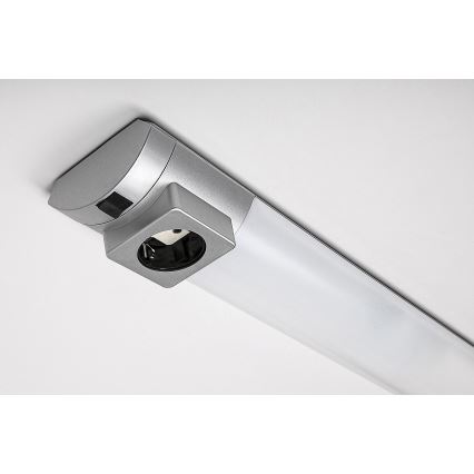 Rabalux - LED Podlinkové svietidlo so zásuvkou LED/5W/230V 4000K 45 cm matný chróm