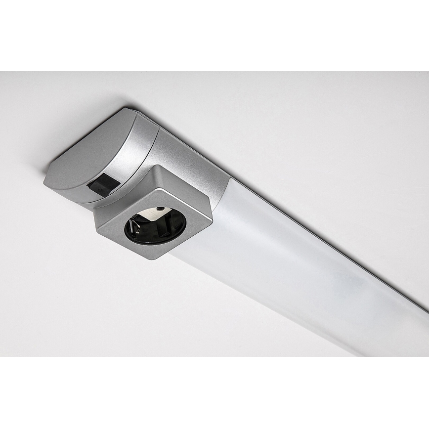 Rabalux - LED Podlinkové svietidlo so zásuvkou LED/5W/230V 4000K 45 cm matný chróm