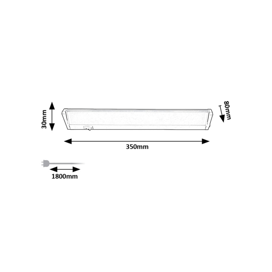 Rabalux  - LED Podlinkové svietidlo LED/5W/230V 4000K biela