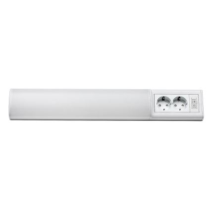 Rabalux - LED Podlinkové svietidlo s 2 zásuvkami LED/10W/230V 4000K 50 cm biela