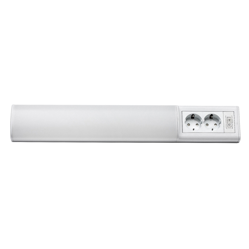 Rabalux - LED Podlinkové svietidlo s 2 zásuvkami LED/10W/230V 4000K 50 cm biela