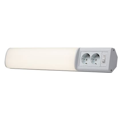 Rabalux - LED Podlinkové svietidlo s 2 zásuvkami LED/10W/230V 4000K 50 cm biela