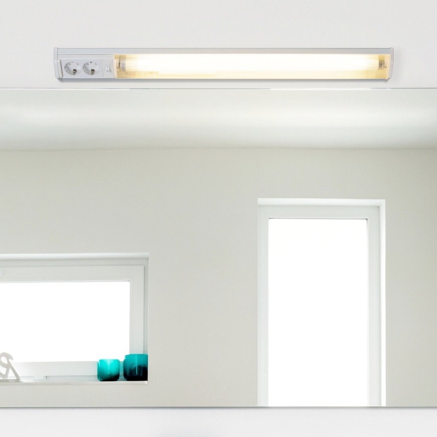 Rabalux - LED Podlinkové svietidlo s 2 zásuvkami LED/15W/230V 4000K 70 cm biela