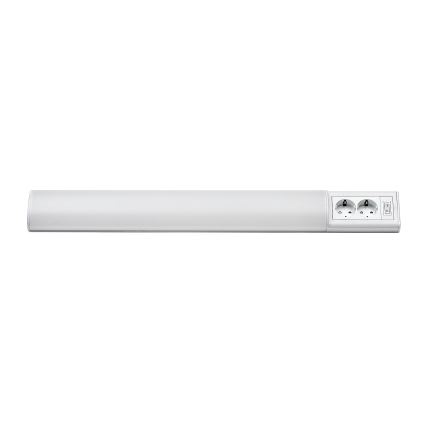 Rabalux - LED Podlinkové svietidlo s 2 zásuvkami LED/15W/230V 4000K 70 cm biela