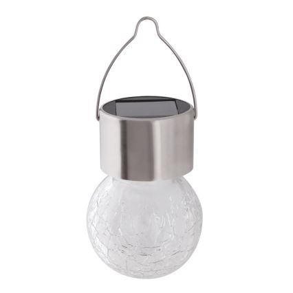 LED RGB Vonkajšie solárne svietidlo s vypínačom  LED/0,06W/1xAA IP44