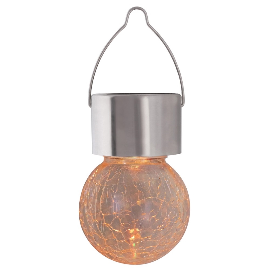 LED RGB Vonkajšie solárne svietidlo s vypínačom  LED/0,06W/1xAA IP44