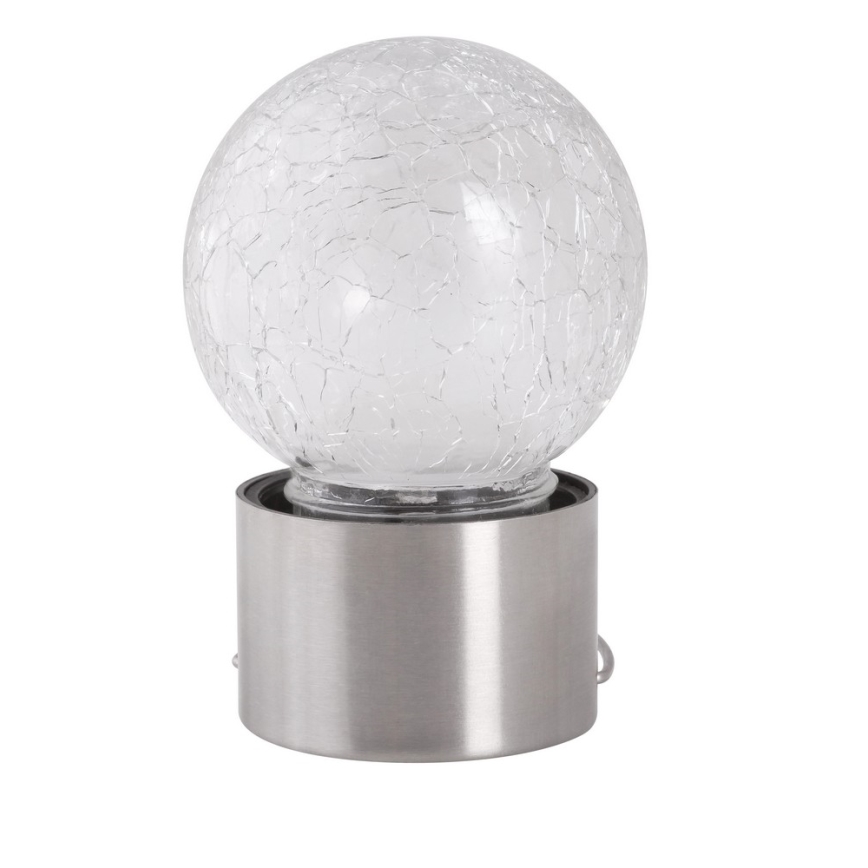 LED RGB Vonkajšie solárne svietidlo s vypínačom  LED/0,06W/1xAA IP44