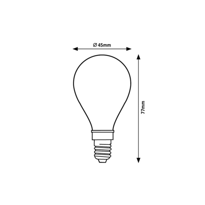 Rabalux - LED Žiarovka G45 E14/4W/230V 2700K