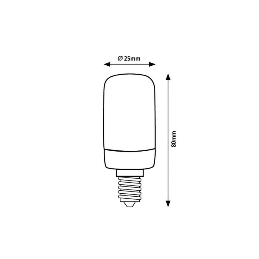 Rabalux - LED Žiarovka T25 E14/4W/230V 4000K