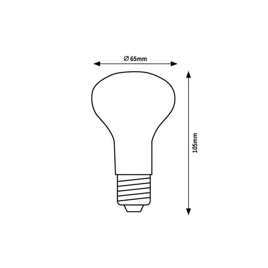 Rabalux - LED Žiarovka R63 E27/9W/230V 3000K