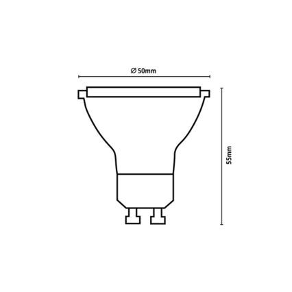 Rabalux - LED Žiarovka SMD GU10/7W/230V 3000K