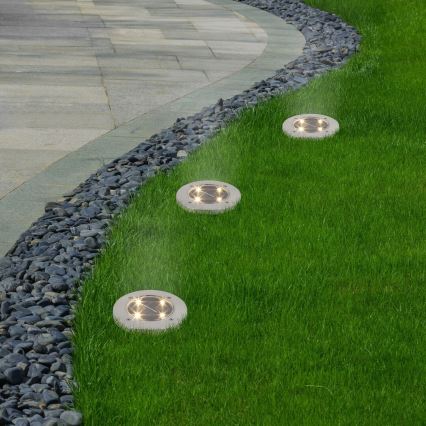 LED Vonkajšie solárne svietidlo so senzorom LED/0,24W/1xAA IP44 čierna