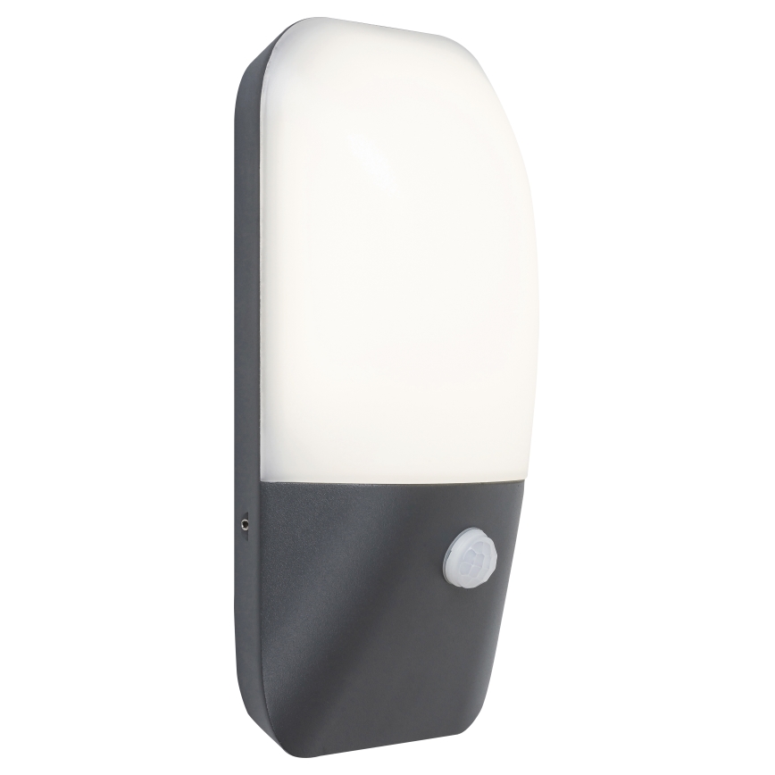 LED Vonkajšie nástenné svietidlo so senzorom LED/11W/230V IP54 800lm 4000K